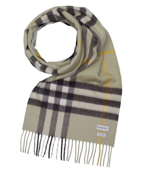 100% Kaschmir; Burberry Kaschmir Wendeschal;  Modell: 8077886;  Hochwertig verarbeitet;  100% Kaschmir;  Fransenkante;  Maße (cm): 168 x 30;  Burberry Logodetails