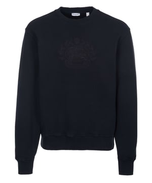 100% katoen; Burberry trui;  Model: 8095107 1002;  Hoogwaardige afwerking;  100% katoen;  Oversized pasvorm;  Geborduurd Equestrian Knight-logo op de borst;  ronde hals;  lange mouw;  Burberry-logodetails
