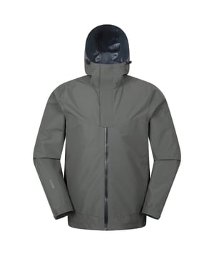 100% Polyester. Ontwerp: Logo, Effen. Stoftechnologie: Ademend, Lichtgewicht, PFC-vrij, Waterdicht. Halslijn: Met capuchon. Mouwtype: Lange mouwen. Capuchonkenmerken: Verstelbaar. Zakjes: 2 Voorzakken, Rits. Sluiting: Volledige rits. Waterdichtheidsbeoordeling: 10000mm. S: 94 cm. M: 102 cm. L: 109 cm. XL: 117 cm. XXL: 124 cm.