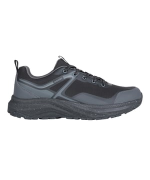 Obermaterial: Netzmaterial. Marke: Mountain Warehouse. Futterstoff: Neopren. Einlegesohle: Synthetischer Stoff. Mittelsohle: EVA (Ethyl-Vinylacetat). Laufsohle: Synthetischer Stoff. Gewebetechnik: Saugfähig, Atmungsaktiv, langlebig, Isodry, Ohne PFC (per- und polyfluorierte Chemikalien), Weich, Wasserfest. Gepolstertes Fußbett, Anziehlasche, Zehenpuffer. Absatz: Flach. Niedrig geschnitten. Design: Kontrast, Logo. Zum Schnüren.