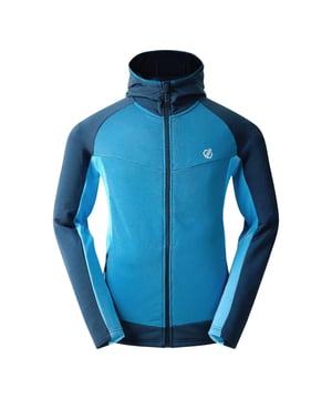 92% Recycled Polyester, 8% Elastane. Fabric: Core Stretch, Textured. Design: Contrast Sleeves, Logo. Pockets: 2 Side Pockets, Zip. Neckline: Hooded. Sleeve-Type: Long-Sleeved, Raglan. Fabric Technology: Antibacterial, Chemical Free, Ilus Stretch, Odour Control. Sun Rating: UPF 50+. Fit: Snug Fit. 240gsm. Hood Features: Grown On Hood, Stretch Binding. S: 38 in. M: 40 in. L: 42 in. XL: 44 in. XXL: 47 in. 3XL: 50 in.