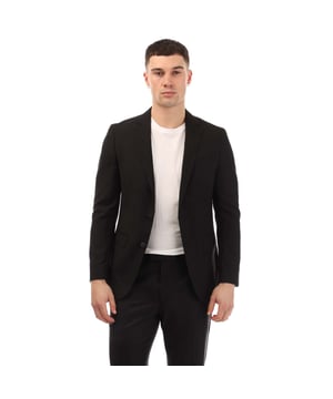 Mens BOSS Novan6 Blazer Jacket in black.- Notched lapels.- Button closure.- Flap pockets.- Slim fit.- Ref: 50450440001