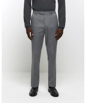 Skinny fit, Hook and zip fastening, Front slip pockets, Back welted pockets, Belt loops, Part of 3 piece suit, Our model wears a UK 32R and is 185.5cm/6'1'' tall