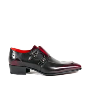 Anderson 'WILD ONE' Burgundy Monk Shoe