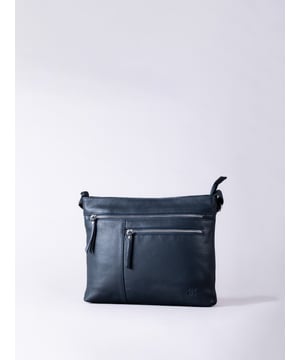 Expertly crafted from premium leather, the Winleigh cross body bag is as practical as it is stylish. Dual front zip pockets elevate this structured silhouette, whilst the adjustable cross body strap allows for versatile and comfortable wear. With plenty of room inside, this classic black bag is ideal for every day. Measurements: 28x24x8