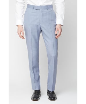 Regular Fit Trouser by Occasions. Occasions by Scott & Taylor offer atrouser in a variety of fits. From tailored, slim, skinny and regular fit, this range is designed to cater the whole wedding party. This regular fit trouser features a jacket with a two button fastening, notch lapels and a contemporary printed lining. Wear with the matching regular fit jacket and adjustable fit waistcoat.