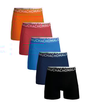 Men 5-pack light cotton solid