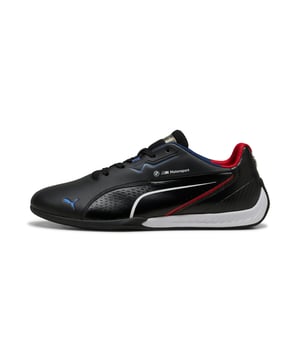 PRODUCT STORY: Sleek and maximum performance meet fanstyle with the BMW M Motorsport Drift Cat 11. Part of the Cat Family, this iconic shoe features a clean synthetic leather upper and BMW's iconic colorway with the brand propeller pin. The Drift Cat Decima is the perfect shoe for a BMW Motorsport fan, strongly representing both PUMA Motorsport and BMW M Motorsport and is a must-have for anyone who wants a classic shoe with a modern twist. FEATURES & BENEFITS: The upper of the shoes is made with at least 20% recycled materials.DETAILS: Regular width; Synthetic upper; Lace closure; Perforation details; BMW M Motorsport branding details; PUMA branding details.