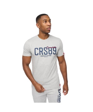 100% Cotton. Fabric: Soft Touch. Design: Back Print, Text. Neckline: Crew Neck. Sleeve-Type: Short-Sleeved. Woven Label. Fit: Regular. M: 40 in. L: 42 in. XL: 44 in.