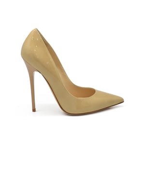Zapatos de tacón Anouk Jimmy Choo en charol nude.Tacón de aguja.Forro de cuero.Suela de cuero.Altura tacón 12 cm.Made in Italy.