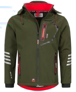 Arctic Seven Softshelljack voor heren - wind- en waterafstotende tussenjas met afneembare capuchon

Dit functionele softshelljack van Arctic Seven combineert modern design met hoge functionaliteit. Dankzij Dry Tex - 3000 Protect is het waterafstotend en warmte-isolerend - perfect voor buitenactiviteiten. Het lichtgewicht materiaal en de ergonomische snit zorgen voor een optimaal draagcomfort.

Wind- en waterafstotend - bescherming door Dry Tex - 3000 Protect

Hoge kraag en duimgaten – voor de beste bescherming tegen wind en kou

Met fleece gevoerde zakken en binnenkant - voor comfortabele warmte

Capuchon met trekkoord – afneembaar met rits

Reflecterende details - voor betere zichtbaarheid in het donker

Grote Arctic Seven Ritsen & Patches – modern design met merklogo

Materiaal:

Materiaal buitenkant: 96% polyester, 4% elastaan

Materiaal binnenkant: 100% polyester (fleece voering voor extra warmte)