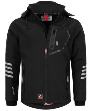 Arctic Seven Softshelljack voor heren - wind- en waterafstotende tussenjas met afneembare capuchon

Dit functionele softshelljack van Arctic Seven combineert modern design met hoge functionaliteit. Dankzij Dry Tex - 3000 Protect is het waterafstotend en warmte-isolerend - perfect voor buitenactiviteiten. Het lichtgewicht materiaal en de ergonomische snit zorgen voor een optimaal draagcomfort.

Wind- en waterafstotend - bescherming door Dry Tex - 3000 Protect

Hoge kraag en duimgaten – voor de beste bescherming tegen wind en kou

Met fleece gevoerde zakken en binnenkant - voor comfortabele warmte

Capuchon met trekkoord – afneembaar met rits

Reflecterende details - voor betere zichtbaarheid in het donker

Grote Arctic Seven Ritsen & Patches – modern design met merklogo

Materiaal:

Materiaal buitenkant: 96% polyester, 4% elastaan

Materiaal binnenkant: 100% polyester (fleece voering voor extra warmte)
