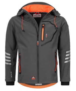 Arctic Seven Softshelljack voor heren - wind- en waterafstotende tussenjas met afneembare capuchon

Dit functionele softshelljack van Arctic Seven combineert modern design met hoge functionaliteit. Dankzij Dry Tex - 3000 Protect is het waterafstotend en warmte-isolerend - perfect voor buitenactiviteiten. Het lichtgewicht materiaal en de ergonomische snit zorgen voor een optimaal draagcomfort.

Wind- en waterafstotend - bescherming door Dry Tex - 3000 Protect

Hoge kraag en duimgaten – voor de beste bescherming tegen wind en kou

Met fleece gevoerde zakken en binnenkant - voor comfortabele warmte

Capuchon met trekkoord – afneembaar met rits

Reflecterende details - voor betere zichtbaarheid in het donker

Grote Arctic Seven Ritsen & Patches – modern design met merklogo

Materiaal:

Materiaal buitenkant: 96% polyester, 4% elastaan

Materiaal binnenkant: 100% polyester (fleece voering voor extra warmte)