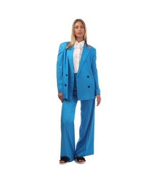 normale pasvorm - lange lengte - natuurlijke schouder - double breasted - paspelzakken - hoofdmateriaal: 100% viscose - voering: 100% polyester - chemisch reinigen