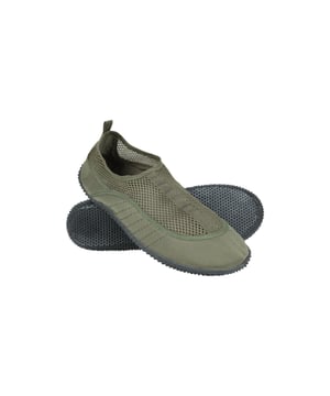 Upper: Neoprene. Insole: Synthetic. Outsole: Rubber, Synthetic. Fabric Technology: Breathable, Lightweight, Soft. Mesh Panels, Pull Tab. Flat. Cut: Low Cut. Design: Perforated. Toe Style: Pointed. Fastening: Slip-on.
