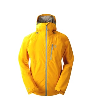 100% Polyester. Stof: Dubbele laag, Stretch. Ontwerp: Logo. Stoftechnologie: ARED 20/30, Ademend, Duurzame waterafstotende afwerking, Lichtgewicht, PFOS-vrij, Waterdicht, Winddicht. Halslijn: Kapitein. Mouwtype: Met lange mouwen. Getapete naden, Onderarmopeningen, Onderarmritsen, Waterafstotend. Kap Kenmerken: Op de kap gegroeid, Packaway, Knevelversteller, Bedrade piek. Zakken: 1 borstzak, 1 binnenzak, ritssluiting, 2 zijzakken. Sluiting: Volledige rits, waterafstotende rits. Gemaakt van gerecycled materiaal, PFC-vrij, PFOA-vrij. S: 38 in. M: 40 in. L: 42 in. XL: 44 in. XXL: 48 in. 3XL: 51 in.