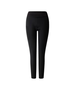 85% Recyceltes Polyester, 15% Elastan. Gewebe: Weiche Haptik. Design: Logo, Unifarben. Gewebetechnik: Dauerhaft wasserabweisende Oberfläche, Ohne PFC (per- und polyfluorierte Chemikalien), PFOA-frei, PFOS Frei, Stretch. Scheuerfreie Nähte, Verriegelte Flachnähte, Stretch-Segmente. Taschenart: 1 Sicherheitstasche, Reißverschluss, 1 Tasche hinten. Taille: Kordelzug innen. Material: Hochleistung. UV-Schutzfaktor: UPF 50+.
