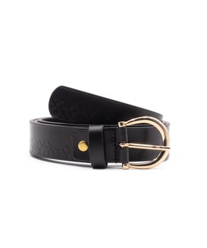 Damengürtel ohne Verschluss. fehlende Innentaschen. fehlende Außentaschen. fehlender Schultergurt. fehlender Griff. fehlende Innenfächer.  Außenmaterial: 50 % LEDER, 50 % PU-Innenmaterial. Maße: 95-110 cm. Hergestellt in Italien