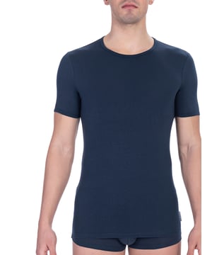 Camiseta con cuello redondo