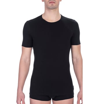 Camiseta con cuello redondo
