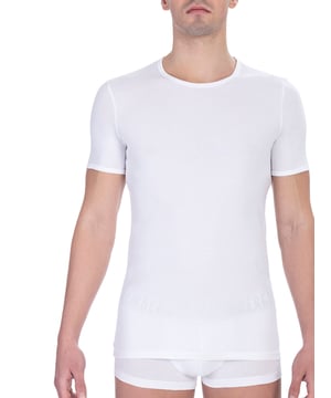 Camiseta con cuello redondo