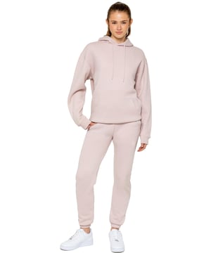 Enzo Womens Tracksuit Set. Long sleeve Oversized Hoodie and Relaxed Fit Joggers. Keeps your Body Warm and Comfortable. Joggers Feature 2 Side Slash Pockets. Brushed Back Inner Fleece Lining for more Comfort. Cuffed Leg Design, Elasticated Waist with drawstrings. Ideal to use for Casual and Work wear.