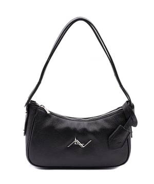 Bolso bandolera para mujer. El cierre es con cremallera. Los bolsillos internos son dos con cremallera y dos abiertos. Los bolsillos externos están ausentes. Falta la correa para el hombro. El mango es de cuero. Hay un compartimento interno. El material exterior es 100% Piel Auténtica. Internamente es 100% Poliéster. Medidas: 26x15x7 cm. Producto de moda