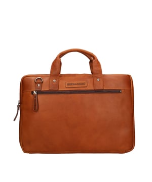 Bolso bandolera para hombre. El cierre es con cremallera. Los bolsillos internos son uno con cremallera y otro abierto. Los bolsillos externos son uno frontal con cremallera y otro trasero con cremallera. La bandolera es ajustable y extraíble en piel. El mango es de cuero. Hay un compartimento interno. El material exterior es auténtica piel de vacuno. Internamente está forrado en poliéster. Medidas: 38,5x26x4 cm. Producto de moda