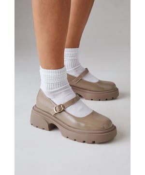 Faith: Elliora Faux Patent Leather Mary Jane Chunky Shoes