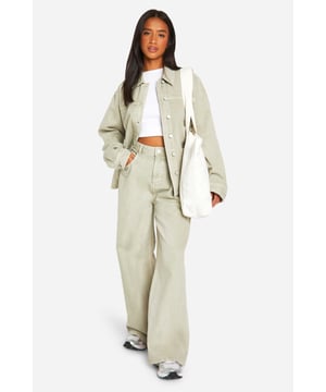 Wide-leg silhouette for a relaxed, on-trend look
        High-rise waist for a flattering fit
        Cotton fabric offers breathability and comfort
        Versatile design suitable for various casual occasions
        Petite sizing ensures a perfect fit for shorter frames
    
    Make a bold statement with these eye-catching wide-leg jeans from Boohoo. Perfect for the fashion-forward woman who values both style and comfort, these trousers offer a contemporary twist on a classic wardrobe staple. The high-rise waist creates a sleek silhouette, while the relaxed wide-leg cut adds a touch of laid-back chic. Pair with a cropped top and trainers for a casual daytime look, or dress them up with a fitted blouse and heeled sandals for a night out with friends. The cotton fabric ensures all-day comfort, making these jeans ideal for family gatherings, brunches, or casual Fridays at the office. Embrace the versatility of these jeans by experimenting with different tops and accessories to create multiple looks that reflect your personal style. Whether you're running errands or meeting mates for coffee, these wide-leg jeans will keep you looking effortlessly cool and feeling confident.