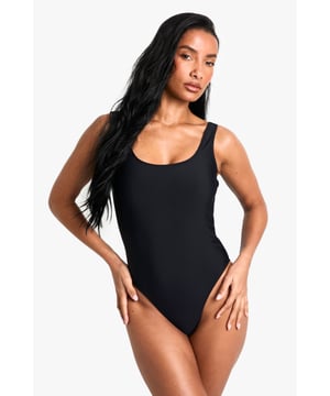 Sleek square neckline for a modern twist
        Shaping design to enhance your silhouette
        High-cut leg for elongated appearance
        Wide, comfortable straps for added support
        Versatile one-piece suitable for various beach activities
    
    Make a splash this season with our Shaping Essentials swimsuit. This chic one-piece radiates confidence and style, perfect for your next beach getaway or poolside lounge. The square neckline adds a contemporary edge, while the high-cut leg design creates the illusion of longer, leaner legs. Crafted with a shaping fabric, it smooths and sculpts your figure in all the right places, ensuring you feel your best whether you're taking a dip or soaking up the sun. The wide straps offer comfort and support for all-day wear, making it ideal for everything from leisurely swims to beach volleyball. Pair with oversized sunglasses and a wide-brimmed hat for ultimate seaside glamour, or throw on a breezy kaftan and sandals for a stylish transition from beach to bar. This versatile swimsuit is a must-have for any summer wardrobe, promising to be your go-to for countless sunny days ahead.
