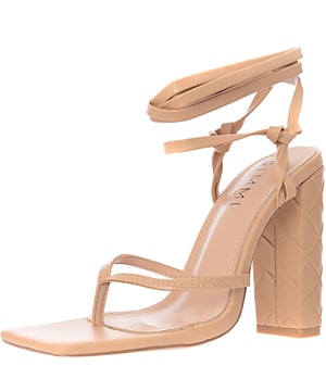Upper: 100% Other materials, Sole: 100% Other materials, Lining: 100% Other materials Step into elegance with the Simmi London Heera woven block heel sandals. These chic sandals feature a beautifully woven design that adds a touch of sophistication to any outfit. The beige color offers versatile styling options, making them perfect for both casual and formal occasions. Crafted with a durable upper, sole, and lining made from high-quality materials, these sandals ensure comfort and longevity. The block heel provides stability and a comfortable lift, making them ideal for all-day wear. Elevate your shoe collection with these stylish and timeless sandals. The upper, sole, and lining are all made from 100% other materials.