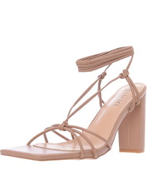 Upper: 100% Textile, Inner: 100% Other materials, Sole: 100% Other materials, Lining: 100% Other materials Simmi Shoes Womens Heidi Heeled Sandals In Beige