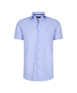 Korte Mouw Palermo Cappuccino Italia en color Azul.