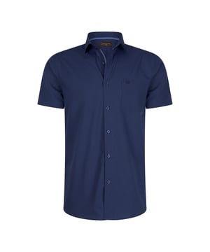 Korte Mouw Palermo Cappuccino Italia en color Azul.
