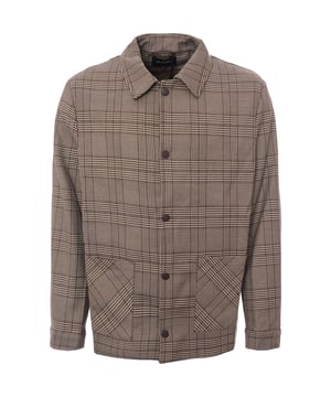 Lining: 100% Polyester, Main: 100% Cotton. The Bolongaro Trevor check shacket is a standout piece, blending classic British subculture style with modern design elements. This particular shacket features a multi-button fastener, adding a unique touch to the traditional check pattern. It's crafted with attention to detail and designed in East London, reflecting the brand's commitment to sartorial excellence influenced by the mods, skins, and punks. With its deep roots in retro aesthetics and contemporary fashion, this shacket is more than just an item of clothing; it's a statement piece that embodies a rich cultural history.