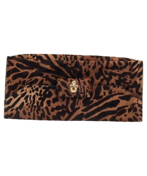 VINTAGE, RRP AS NEW
The Alexander McQueen Oversized Leopard Clutch Bag in brown pony hair adds a fierce yet sophisticated touch to any outfit with its bold leopard print and luxurious texture. Crafted from premium pony hair, this statement bag features the brand's signature edgy design with a spacious interior for your essentials. Its oversized silhouette creates a striking visual impact, making it the perfect accessory for evening events or a night out. Pair it with a simple black dress or tailored pants to let the bold print take center stage while maintaining an air of chic elegance.

 Alexander Mcqueen Oversized Leopard Clutch Bag in Brown Pony Hair

Condition: Excellent
Signs of wear: No retail tag, No visible sign of wear., 
Packaging: Dust bag
Color: Brown print
Material: Pony hair
Size: One Size | One Size
Measurements: Width: 30; Height: 180; Length: 390
SKU: NAPPUGBBA462115W