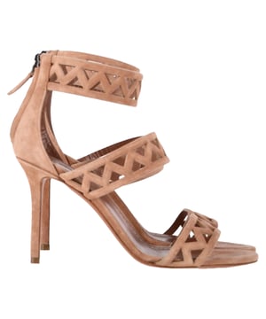 VINTAGE, RRP AS NEW
Elevate your spring and summer wardrobe with the Alaïa 90 Laser-Cut Sandals in nude suede. Featuring the brand’s signature laser-cut technique, these sandals are designed to offer both comfort and style. The trio of straps not only adds a chic detail but also ensures a secure fit, while the pin-thin 90mm heel provides just the right amount of height for a sophisticated look. Made in Italy, these sandals are the perfect choice for your next event, seamlessly combining elegance with a touch of modern edge.


Alaïa 90 Laser-Cut Sandals in Nude Suede
Condition: Very good
Signs of wear: Minor markings, Lightly used but very well maintained. Minor mark at soles & creasing, light scuffing at the soles and heels.
Packaging: None
Color: nude
Material: suede
Size: EU | 38
Measurements: Heel height: 90; Insole length: 200
SKU: NAPPUGBSH461958W