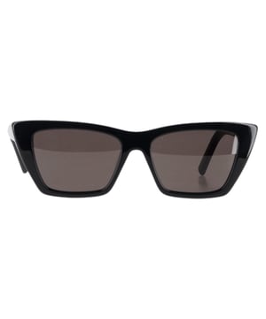 VINTAGE, RRP AS NEW
Make a bold yet sophisticated statement with the Saint Laurent Eyewear Mica SL 276 Sunglasses in black acetate. These sunglasses feature sleek, straight arms with logo-embossed detailing, while the brown-tinted lenses provide a subtle contrast against the sharp black frames. The curved tips ensure a comfortable, secure fit, while the signature logo plaque on the arm adds an extra touch of luxury. Perfect for enhancing any look, these sunglasses are the epitome of understated elegance.


Saint Laurent Eyewear Mica SL 276 Sunglasses in Black Acetate
Condition: Excellent
Signs of wear:  No sign of wear.
Packaging: None
Color: black
Material: acetate
Size: One Size | One Size
Measurements: Width: 10; Height: 40
SKU: NAPPUGBAC462763W
