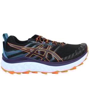 Erobern Sie unwegsames Gelände selbstbewusst mit den schwarzen Asics Trabuco Max Damen-Laufschuhen. Diese Schuhe wurden speziell für Offroad-Abenteuer entwickelt und vereinen fortschrittliche Dämpfung, robuste Strapazierfähigkeit und hervorragende Traktion für sicheren und komfortablen Schritt auf unebenem Gelände. Ihr trailspezifisches Design und das elegante schwarze Finish bieten Leistung und Stil und ermöglichen es Ihnen, auf jedem Trail an Ihre Grenzen zu gehen. Wichtige Merkmale: Trail-taugliche Traktion: Das aggressive Außensohlenprofil bietet hervorragenden Grip auf unterschiedlichen, unebenen Oberflächen und sorgt für verbesserte Stabilität. Robuste Dämpfung: Die fortschrittliche Zwischensohlentechnologie absorbiert Stöße und reduziert die Belastung auf unebenem Gelände, wodurch die Ermüdung auf langen Strecken minimiert wird. Robuste Konstruktion: Verstärkte Overlays und hochwertige Materialien sorgen für lange Haltbarkeit unter anspruchsvollen Outdoor-Bedingungen. Sichere, anpassungsfähige Passform: Ein präzises Schnürsystem und das stützende Design halten Ihren Fuß sicher und bieten exzellente Kontrolle auf dynamischen Trails. Atmungsaktives Obermaterial: Die spezielle Mesh-Konstruktion fördert die Luftzirkulation und hält Ihre Füße bei intensiven Läufen kühl und komfortabel. Elegante schwarze Ästhetik: Ein modernes, vielseitiges Design, das auf dem Trail genauso gut aussieht wie abseits davon und Funktionalität mit Stil verbindet. Steigern Sie Ihre Offroad-Leistung mit den schwarzen Laufschuhen Asics Trabuco Max für Damen – eine perfekte Kombination aus Haltbarkeit, Komfort und Trail-Ready-Technologie.