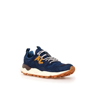 Quintessentially Flower Mountain  the Yamano 3 is an eye-catching  eclectic urban design crafted from Japanese fabrics and suede overlay inserts. Perfect for those seeking quality and all-day comfort in the form of a contemporary  expressive silhouette.