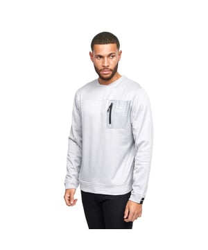 Materiaal: Polyester. Stof: Tricot. Ontwerp: Contrasterende details, Logo. Zakken: Ripstop zak, patch, omgekeerde spiraalrits. Hals: Crew Neck. Hem: Aangepast. Manchet: Gemonteerd. Mouwtype: Met lange mouwen. Nekband achteraan, zelfklevend.