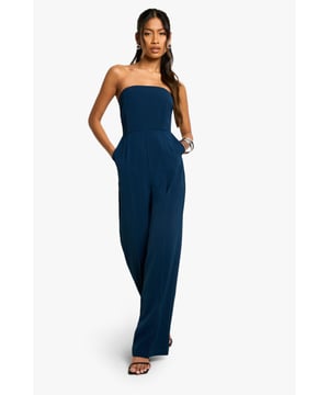 Wide Leg Bandeau Jumpsuit