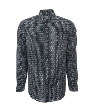 This Paul Smith Men's S/C Tailored Shirt in multicolour is made from 100% cotton, offering superior comfort and breathability. Its tailored fit ensures a polished look, while the vibrant multicolour design adds a standout touch for any occasion.