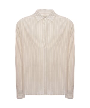 100% CottonLanvin delivers a wardrobe staple in this long-sleeve shirt, proven through its classic palette and subtle concealed button fastening