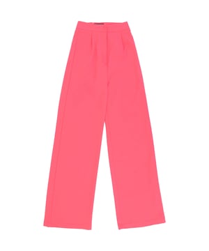 Main: 100% Polyester. The Missyempire wide-leg trouser co-ord in hot pink is the epitome of versatile fashion. With its vibrant hue and stylish high-waist design, it makes a statement that's both bold and chic. The wide-leg cut not only adds a touch of elegance but also ensures comfort, whether you're dressing up for a night out or opting for a casual daytime look. This co-ord set is a must-have for those who love to stand out and embrace fashion that can transition effortlessly from day to night.