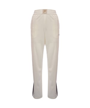 Main: 100% Polyester Imagine slipping into the comfort of Fila's unisex straight-leg joggers in a rich, earthy brown. The cuffed legs offer a snug fit, perfect for a jog or a relaxed day out. With pockets to keep your essentials secure and a subtle logo that speaks to the brand's understated style, these joggers blend functionality with a sleek design. They're not just a piece of clothing; they're a statement of comfort and style. Whether you're lounging at home or out on the town, these joggers are sure to become a go-to in your wardrobe.