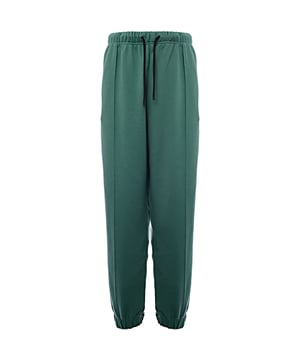 Material: 100% Polyester - Lining: 100% Cotton Bold colors, textured panels, and baggy, ?90s-inspired silhouettes are prevalent throughout the Moncler Genius x Alicia Keys collaboration. These high-rise oversized pants have a drawstring waistband and partial zippers up the sides