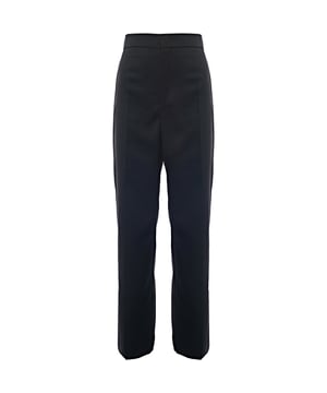 100% Wool The Scarly wool trousers by Isabel Marant are a sophisticated choice. With two side pockets and two buttoned back welt pockets, they offer both style and functionality. The satin details add a touch of elegance to these straight leg trousers