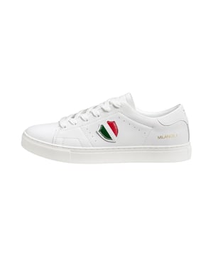 19v69 ITALIA Herren-Sneaker RIKO überzeugt mit cleanem Design und italienischen Farbdetails. Das hochwertige Obermaterial in Lederoptik bietet Komfort und Stil – perfekt für sportlich-elegante Auftritte.